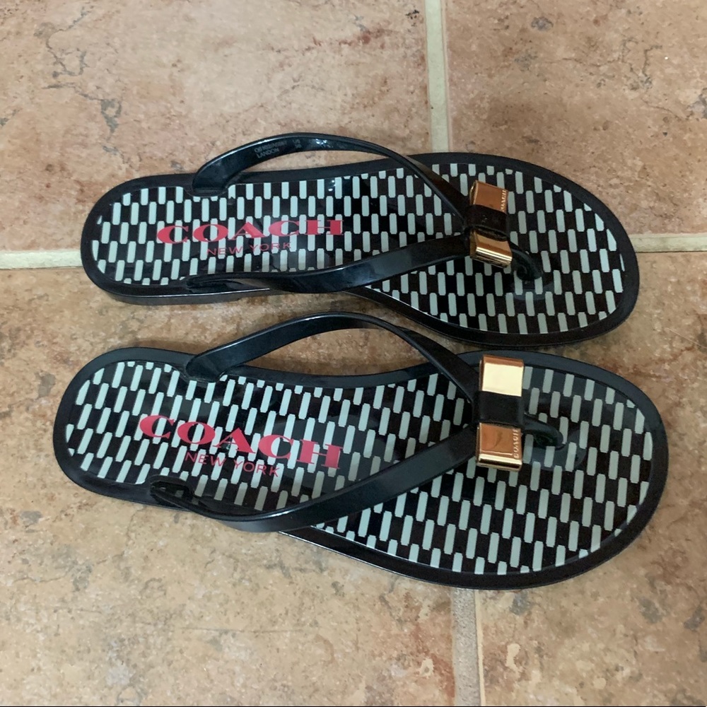 COACH Jelly Flipflops - Picture 1 of 5